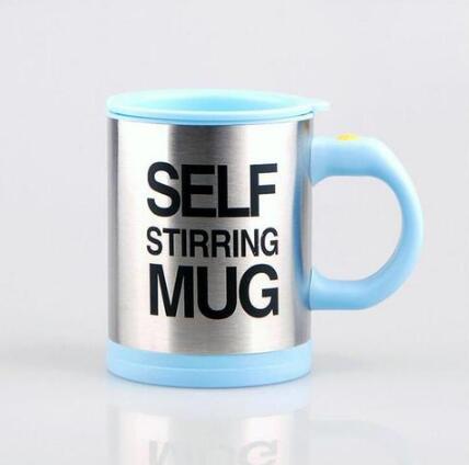 Self-Stirring Stainless Steel Mug
