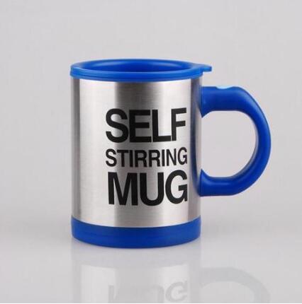 Self-Stirring Stainless Steel Mug