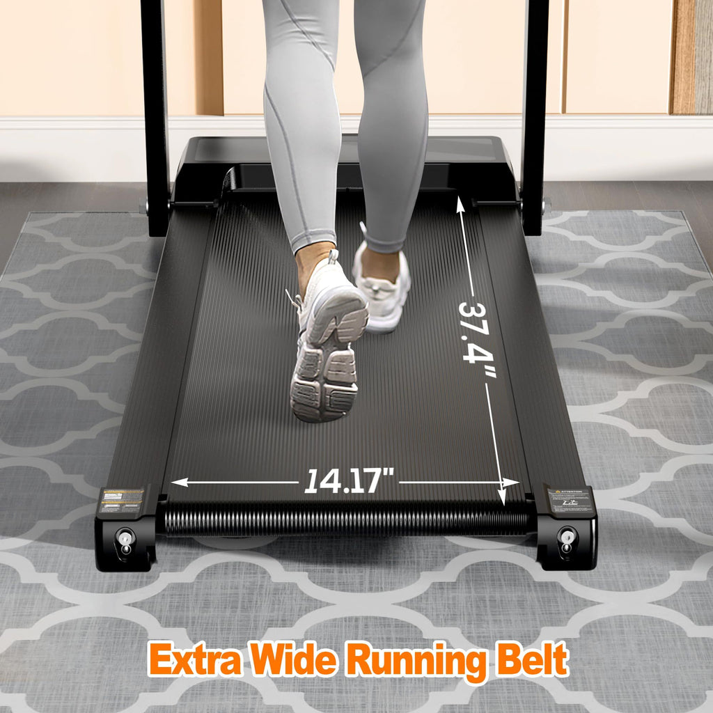 Quiet Folding Treadmill 2.5HP – Home Fitness & LED Display