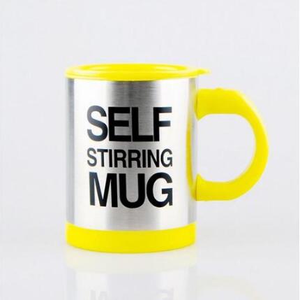 Self-Stirring Stainless Steel Mug