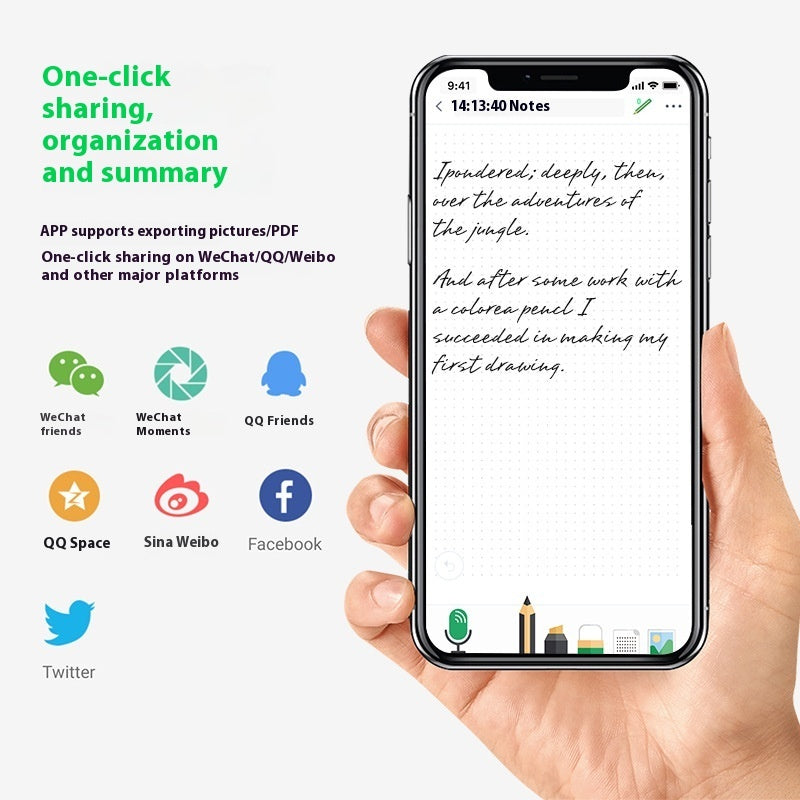 Smart Pen Writing Notebook Set – Premium Faux Leather