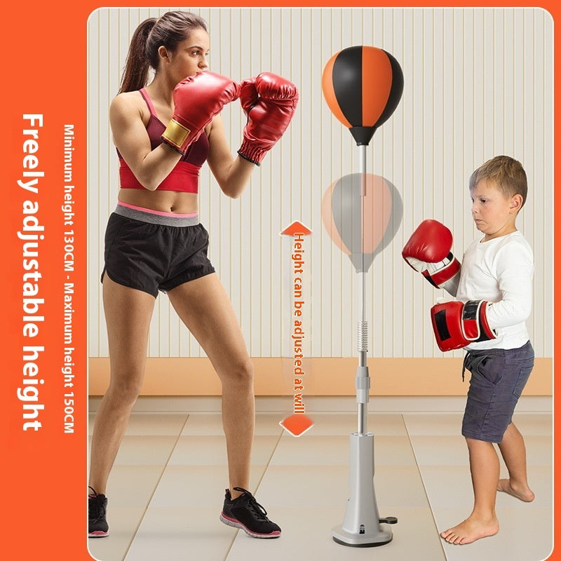Boxing Bag & Speed Reflex Ball Set – Home Fitness for Kids & Adults