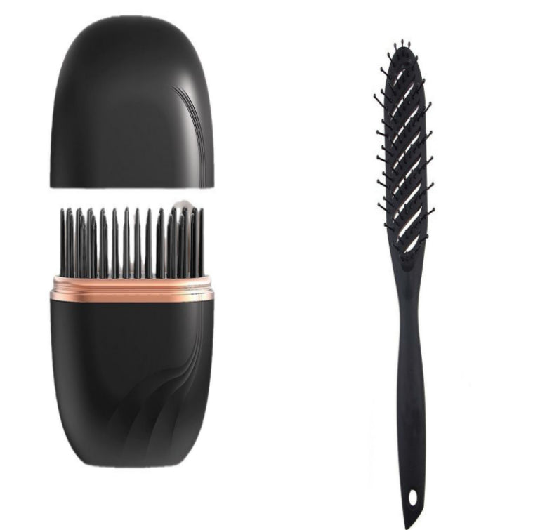 Mini Wireless Hair Straightening Comb – Portable & Hair-Safe