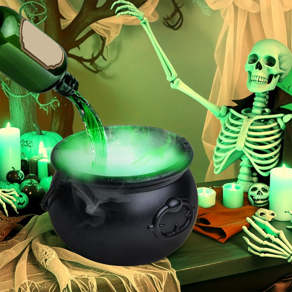 Floating Witch Cauldron Fog Fountain – Spooky Halloween Potion Decor