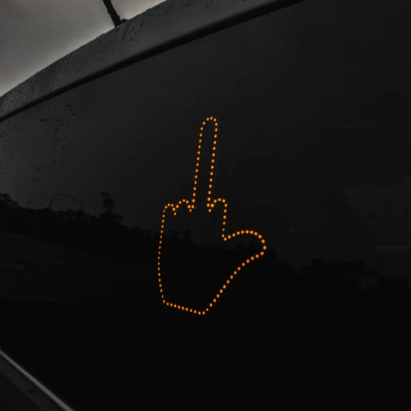 Funny LED Car Finger Gesture Light