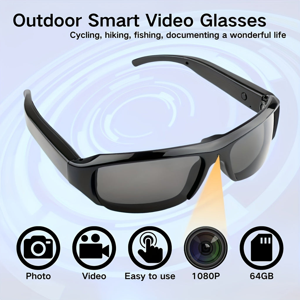 1080P HD Mini Glasses Camera – Wearable Sunglasses DVR