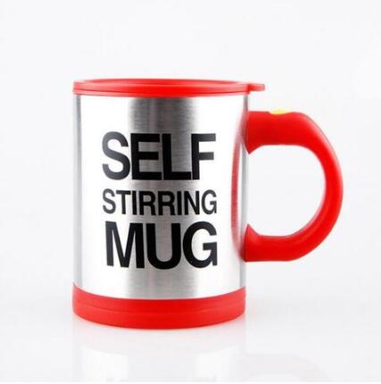 Self-Stirring Stainless Steel Mug