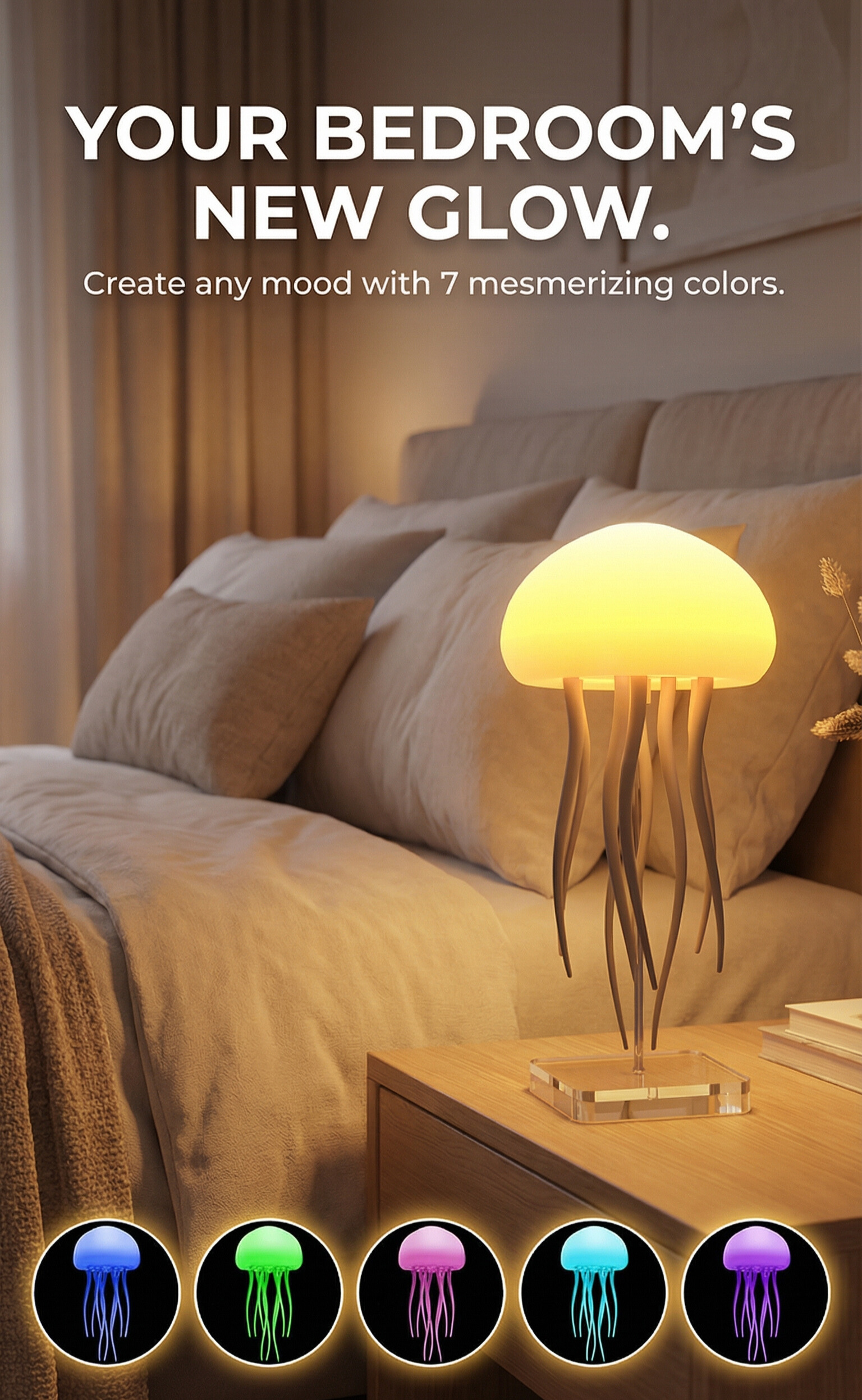 Aurora Jellyfish Lamp