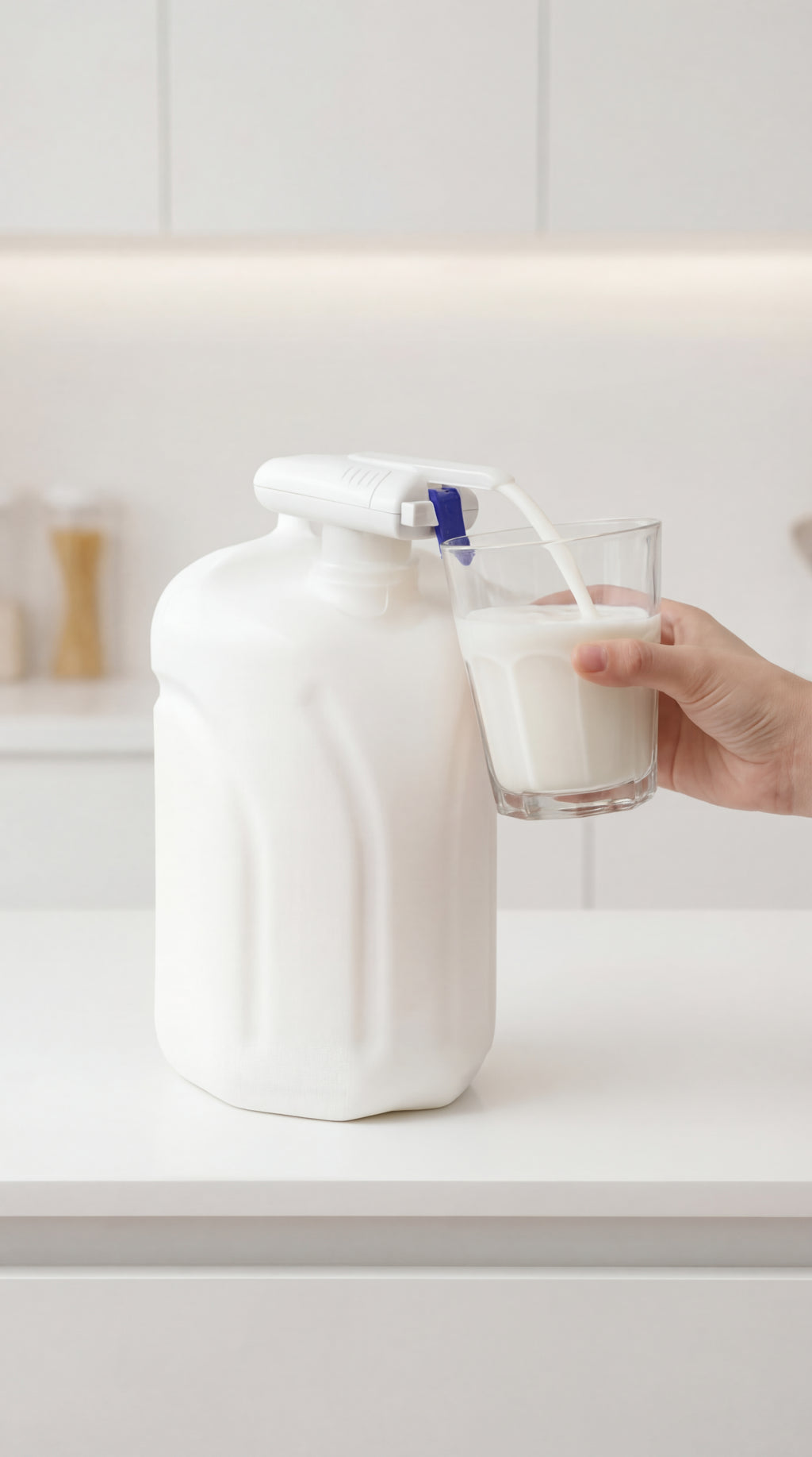 Hands-Free Milk Dispenser