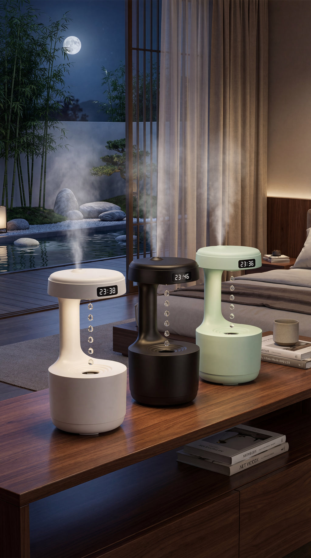 Anti-Gravity Humidifier – Floating Mist Technology for Deep Relaxation