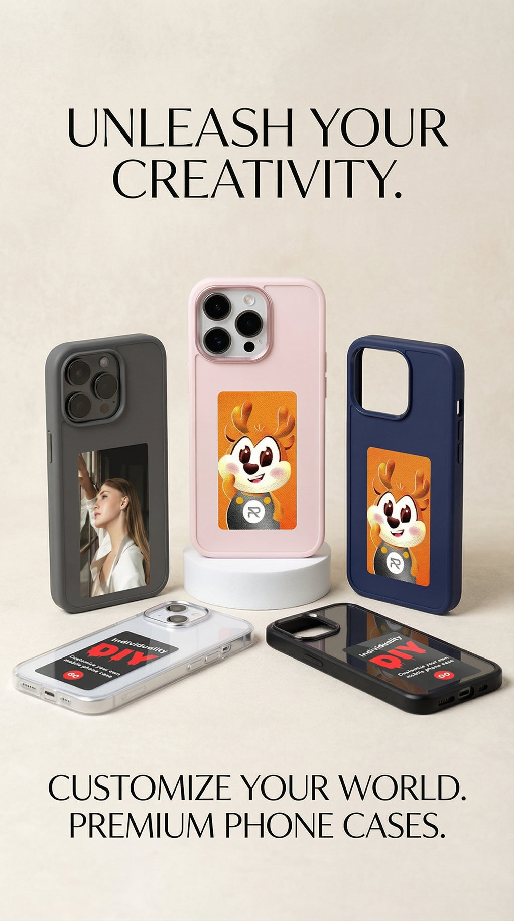 E-Ink NFC Smart Phone Case Battery-Free