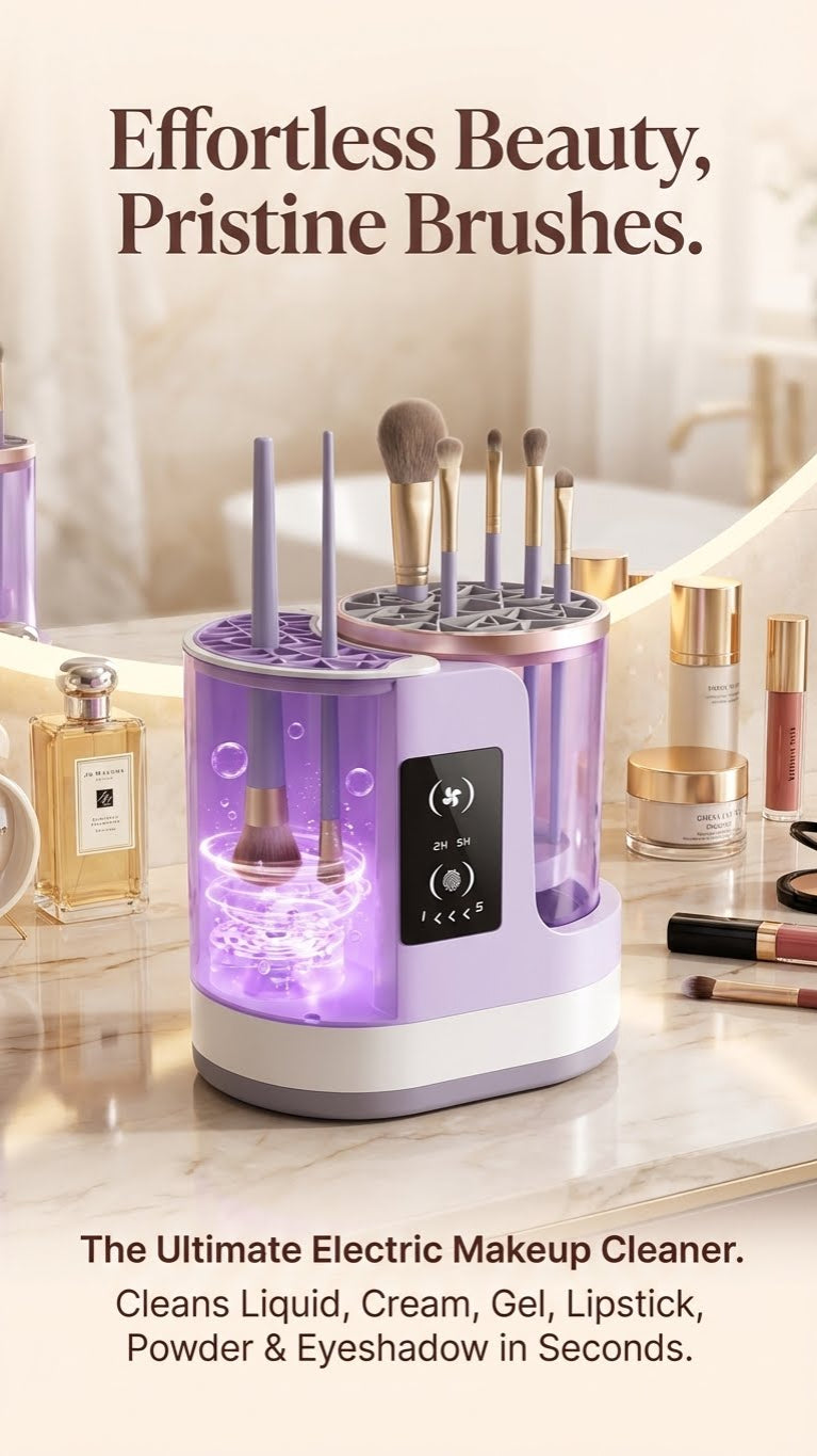 Makeup Brush Cleaning & Drying Machine