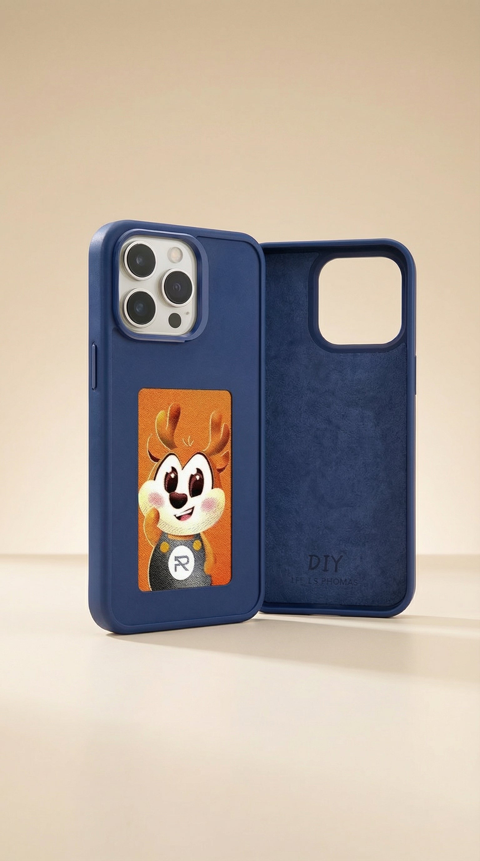 E-Ink NFC Smart Phone Case Battery-Free