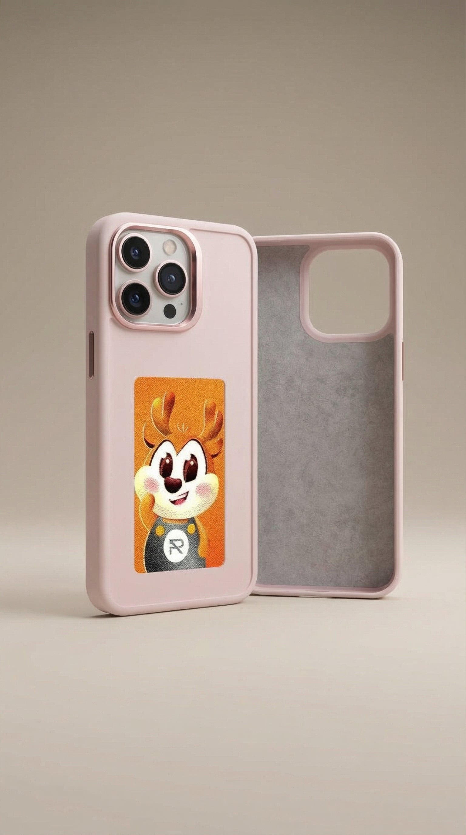 E-Ink NFC Smart Phone Case Battery-Free