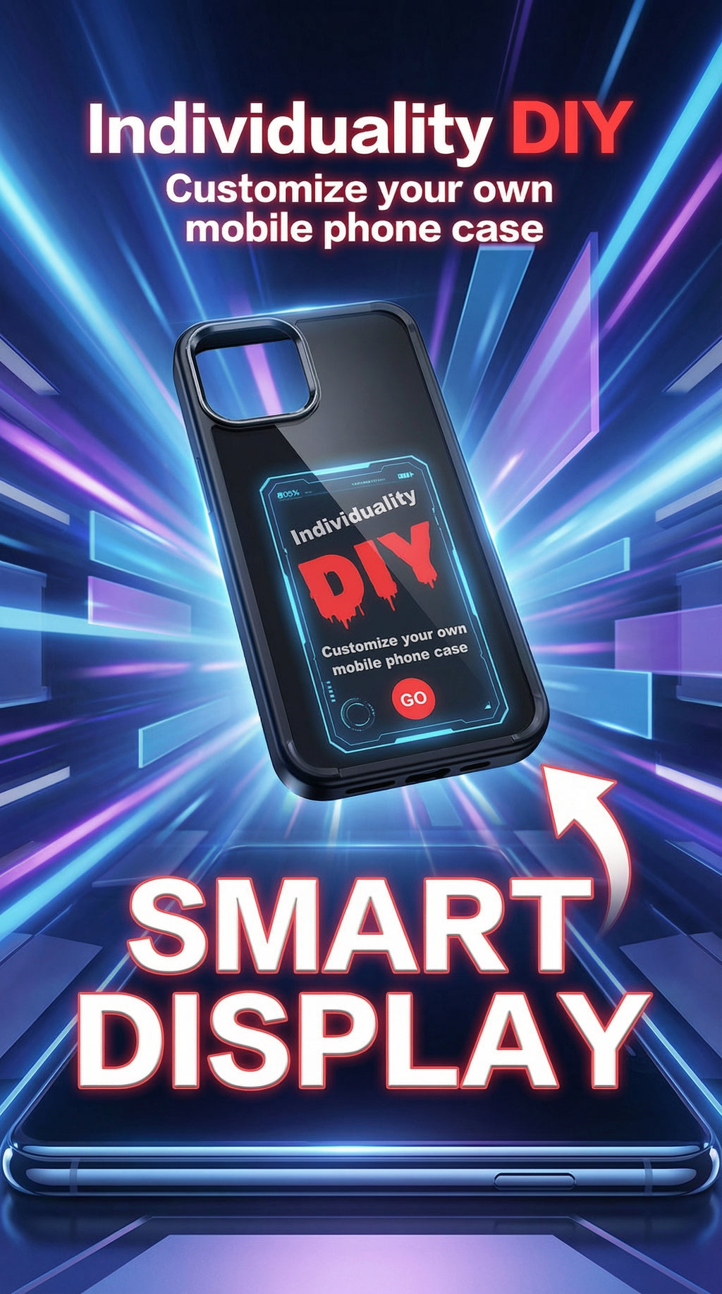 E-Ink NFC Smart Phone Case Battery-Free