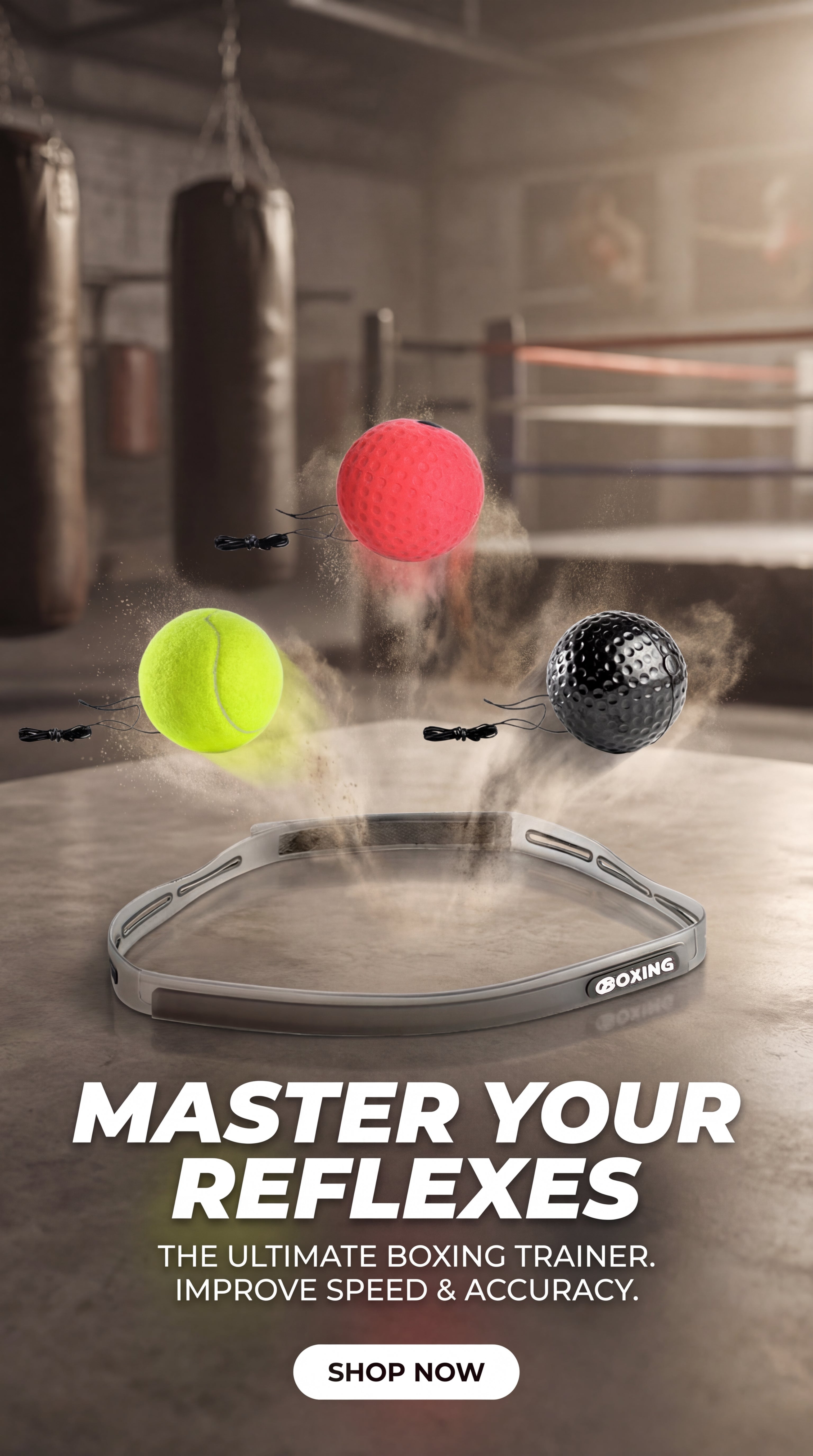 Head-Mounted Reflex Boxing Trainer