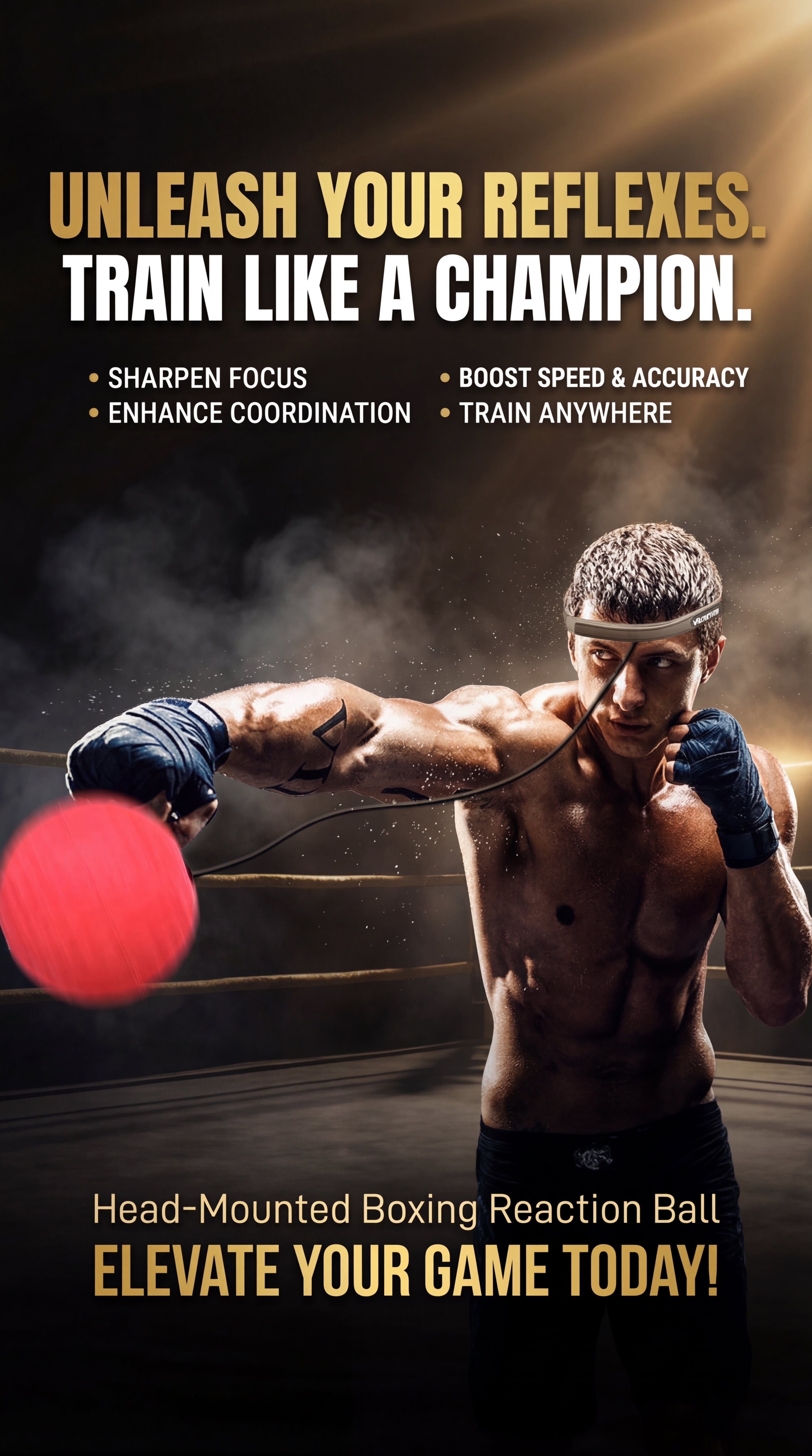 Head-Mounted Reflex Boxing Trainer