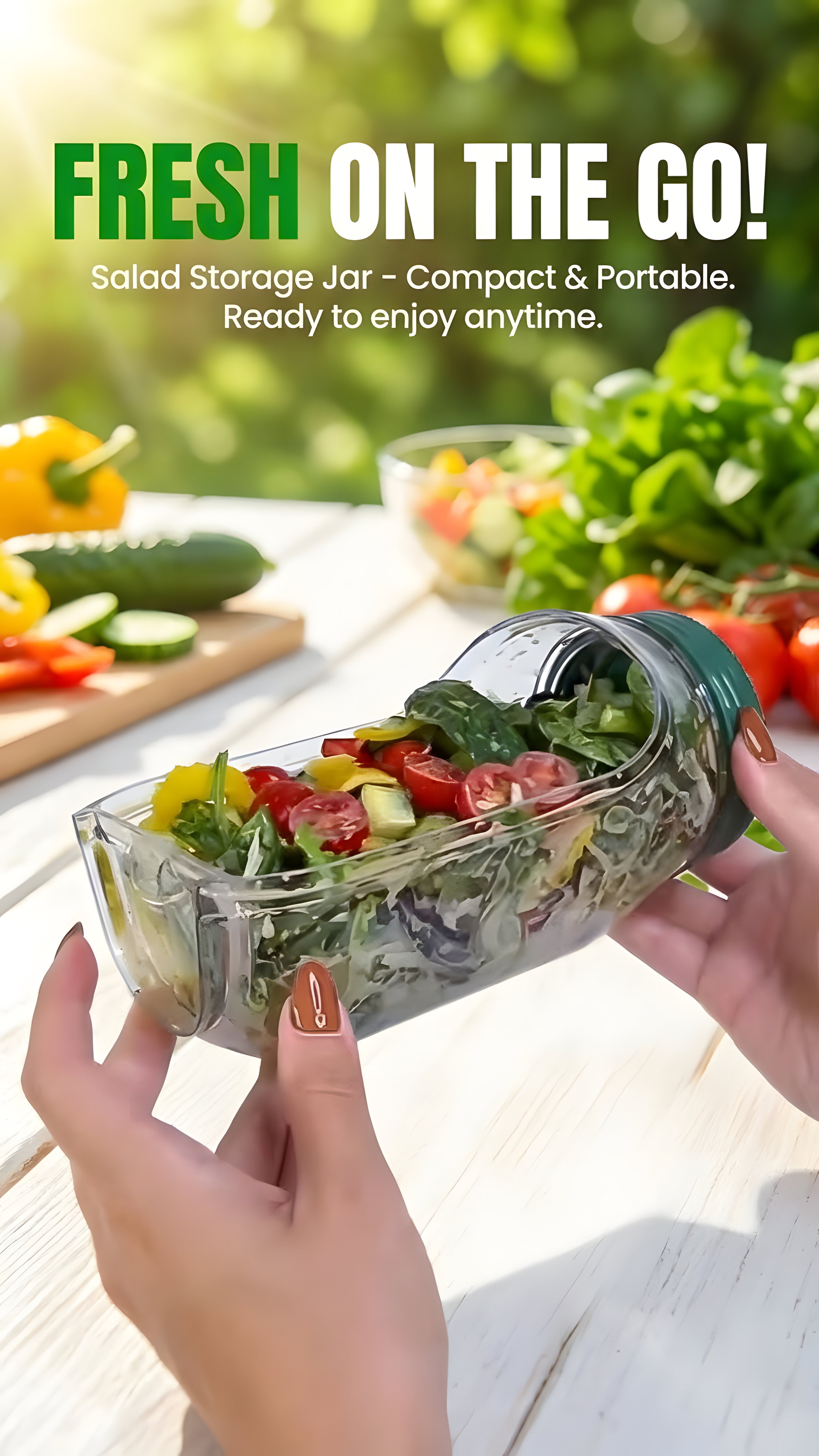 Salad Pod Container – Keep Ingredients Fresh