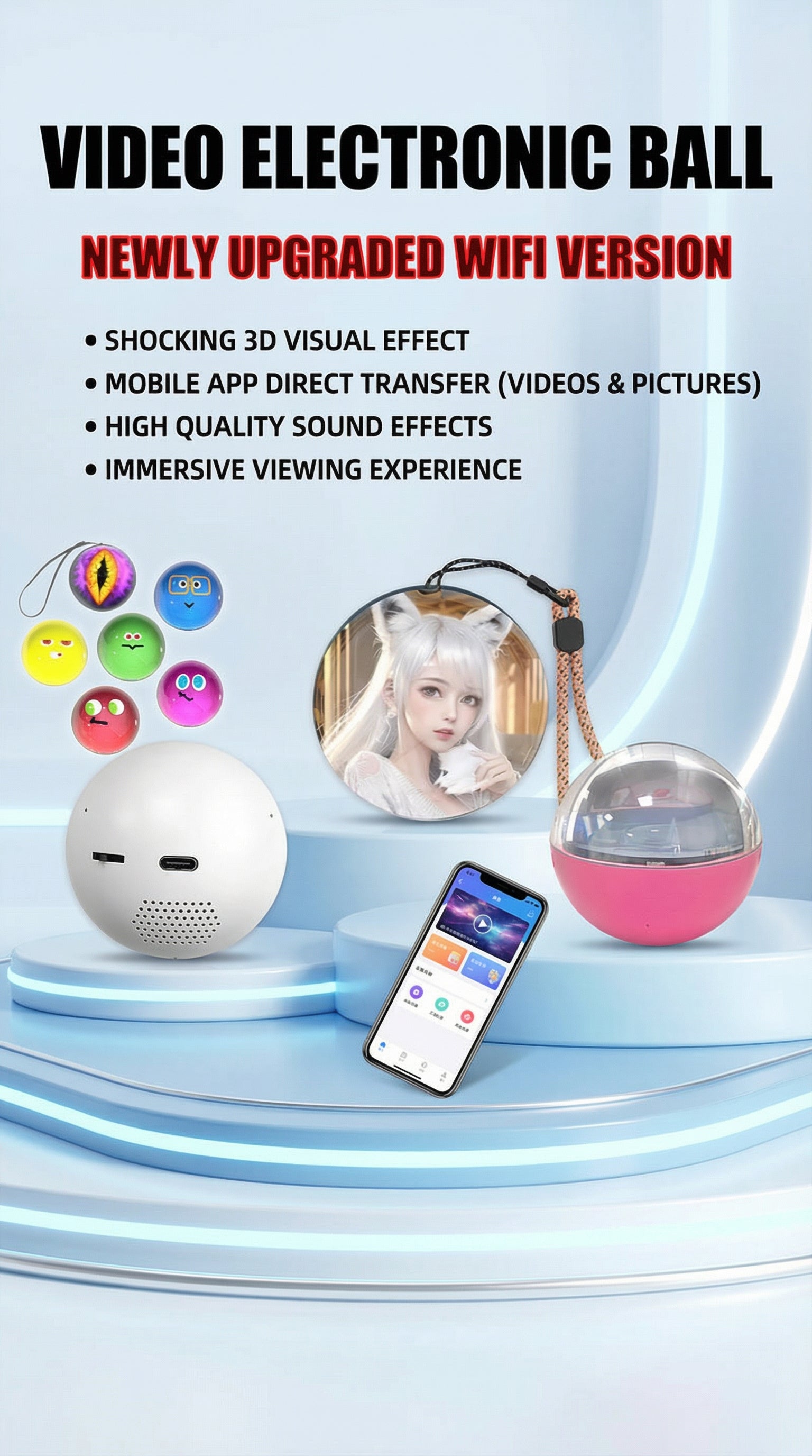 Magic Crystal Ball 3D Media Player