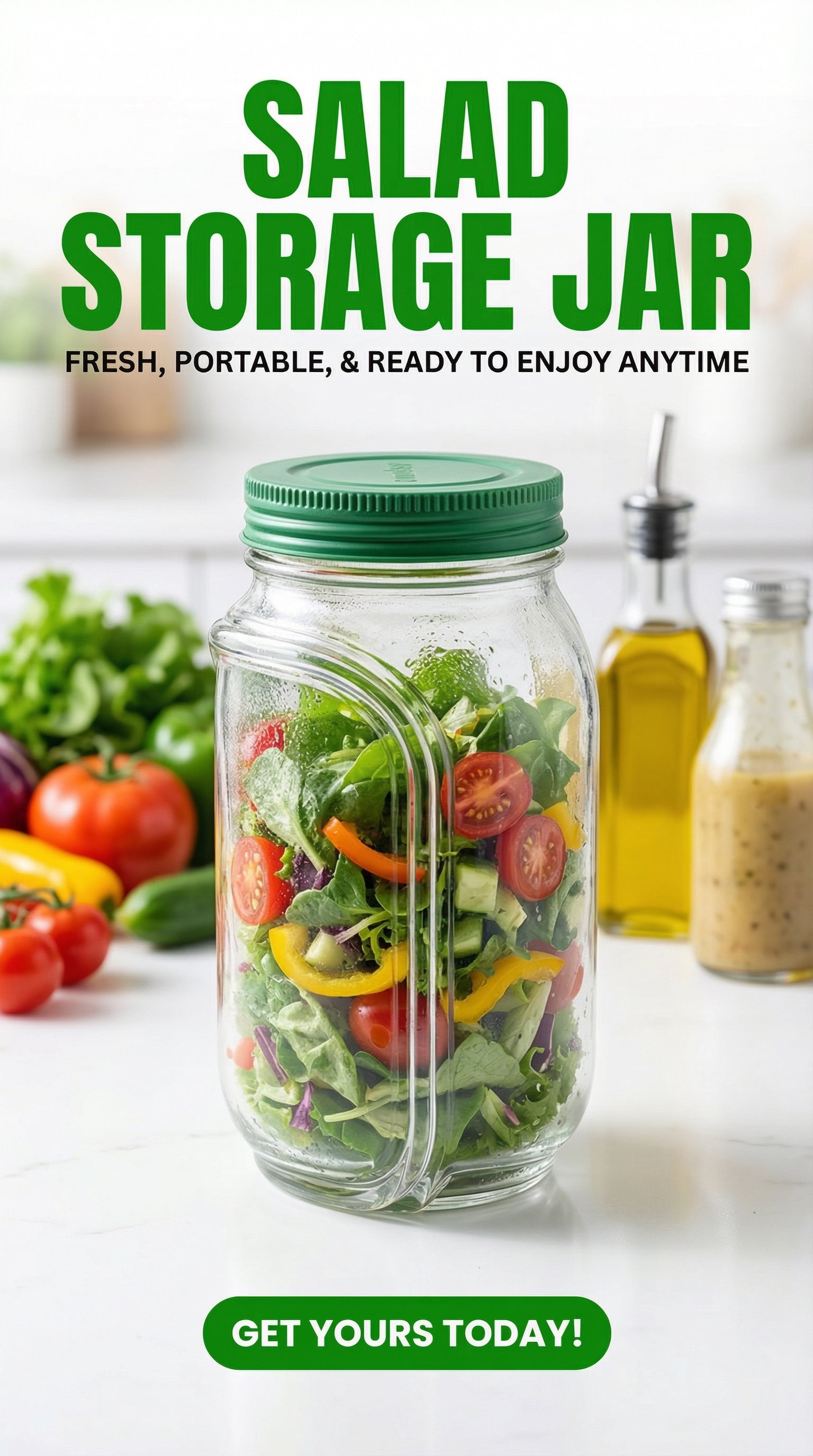 Salad Pod Container – Keep Ingredients Fresh