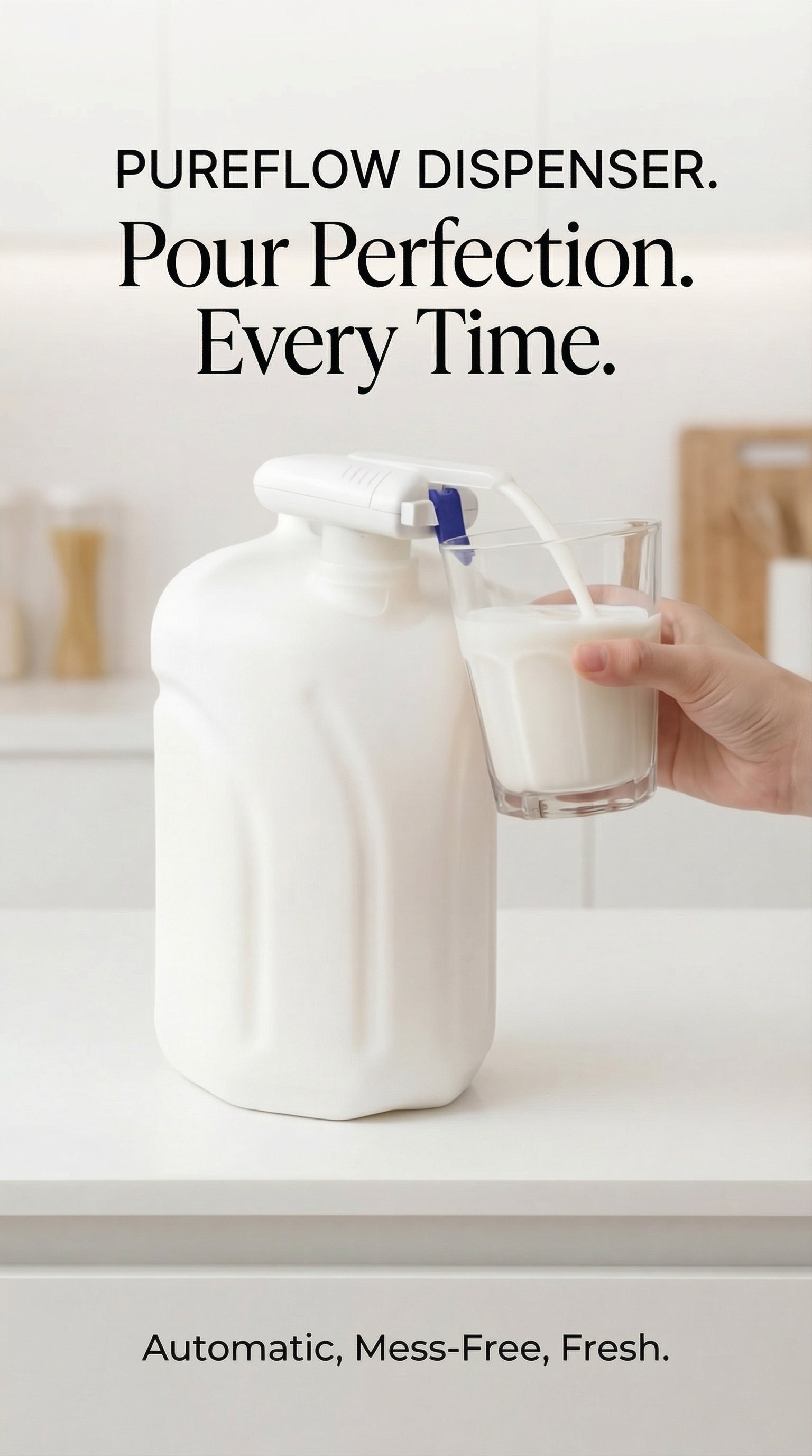 Hands-Free Milk Dispenser