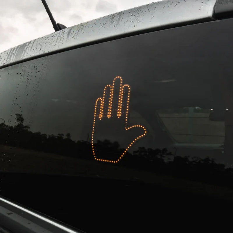 Funny LED Car Finger Gesture Light