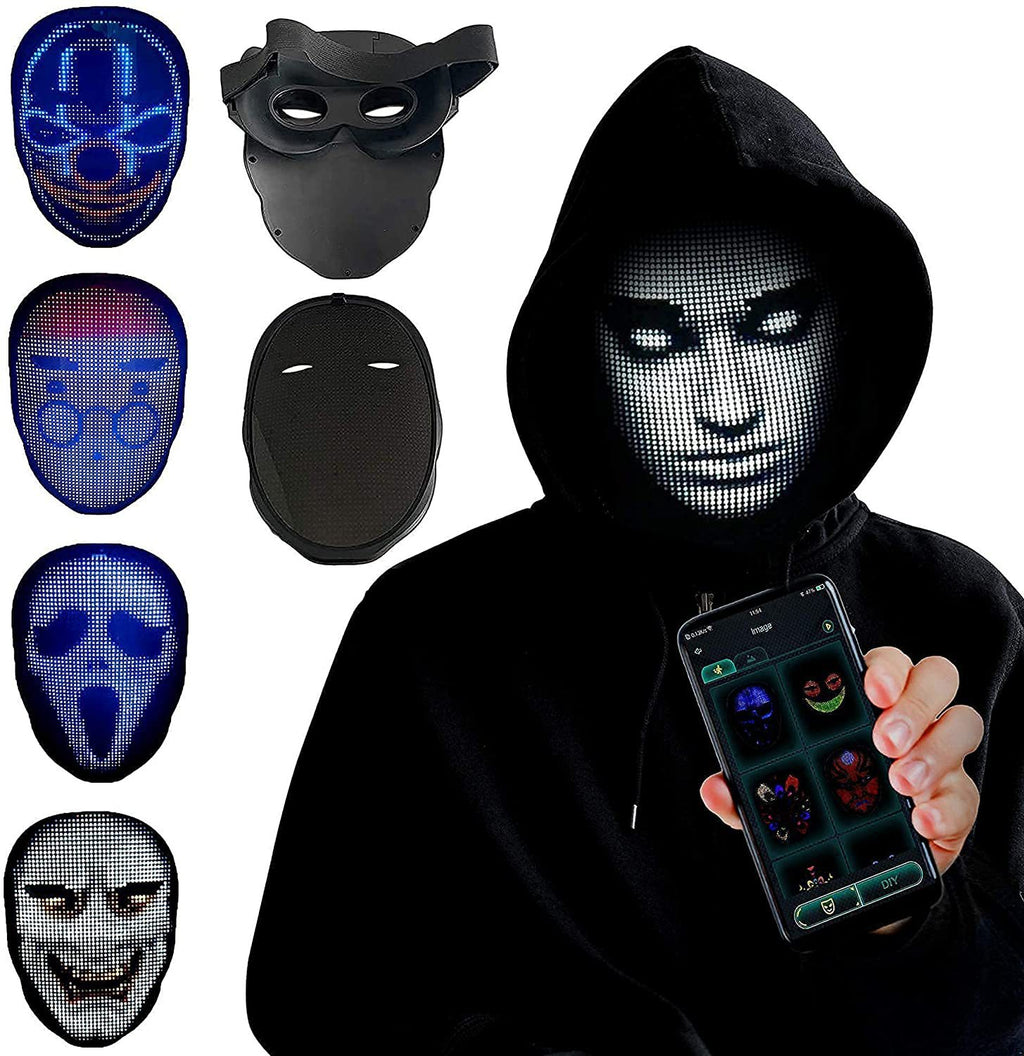LED Face-Changing Mask