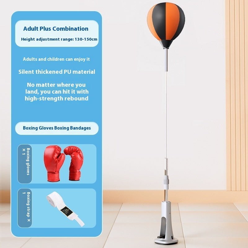 Boxing Bag & Speed Reflex Ball Set – Home Fitness for Kids & Adults