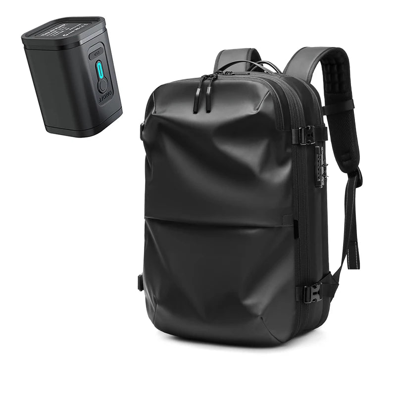 Vacuum Compression Travel Backpack with Air Pump