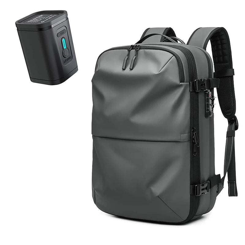 Vacuum Compression Travel Backpack with Air Pump