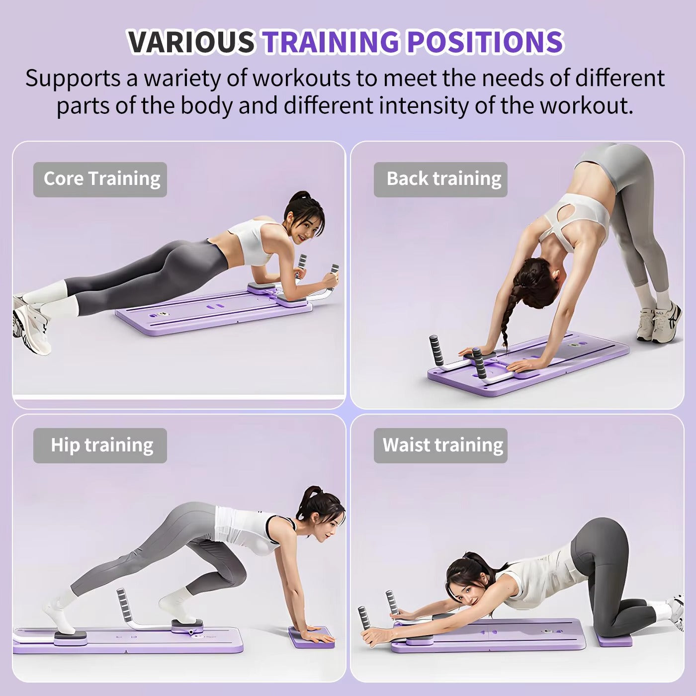 Pilates Board 3-in-1 – Core, Arm & Leg Workout