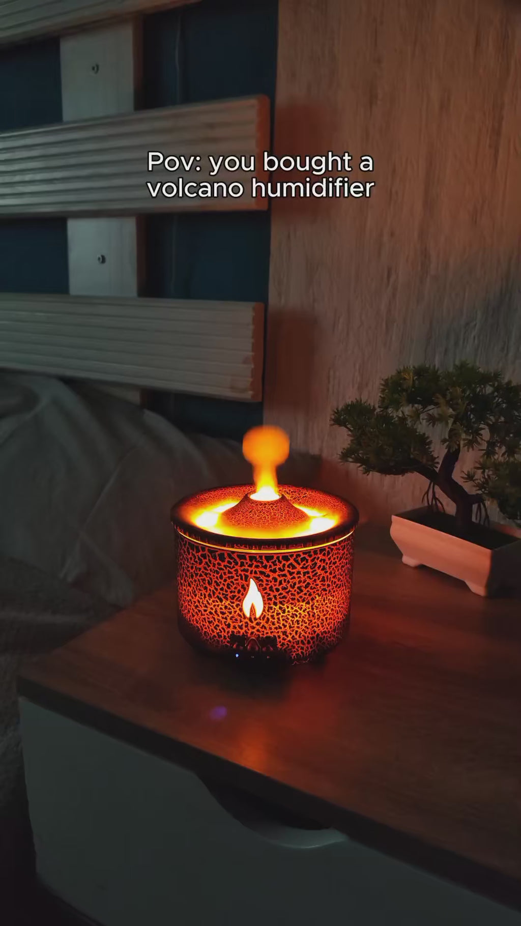 Volcano Jellyfish Humidifier & Aroma Diffuser
