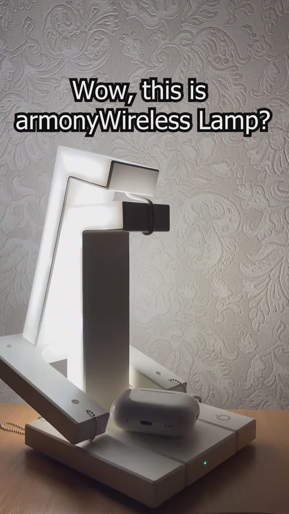 Magnetic Floating LED Desk Lamp with Wireless Charging