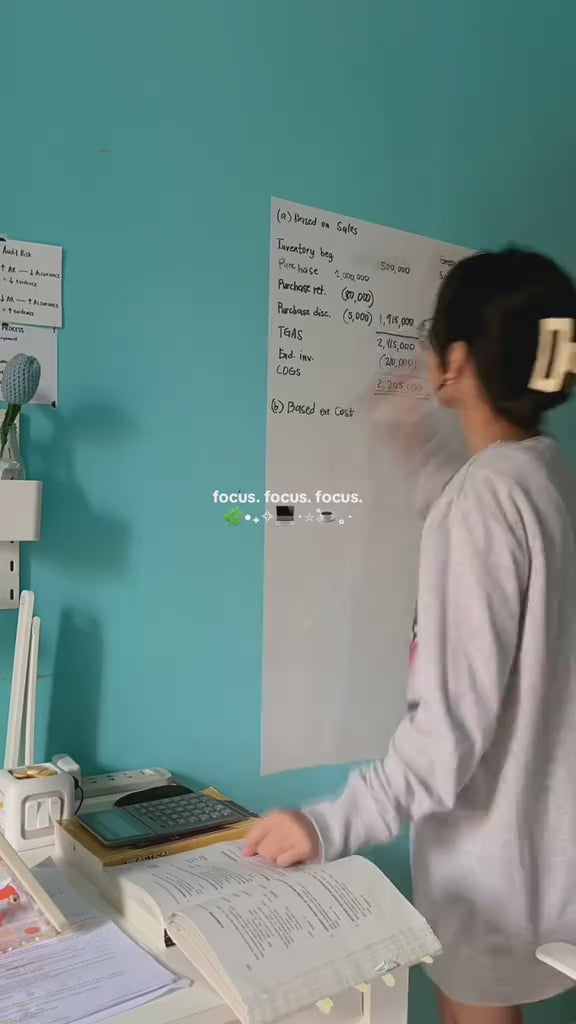 Peel & Stick Whiteboard Wall Sticker – Removable Dry Erase Board