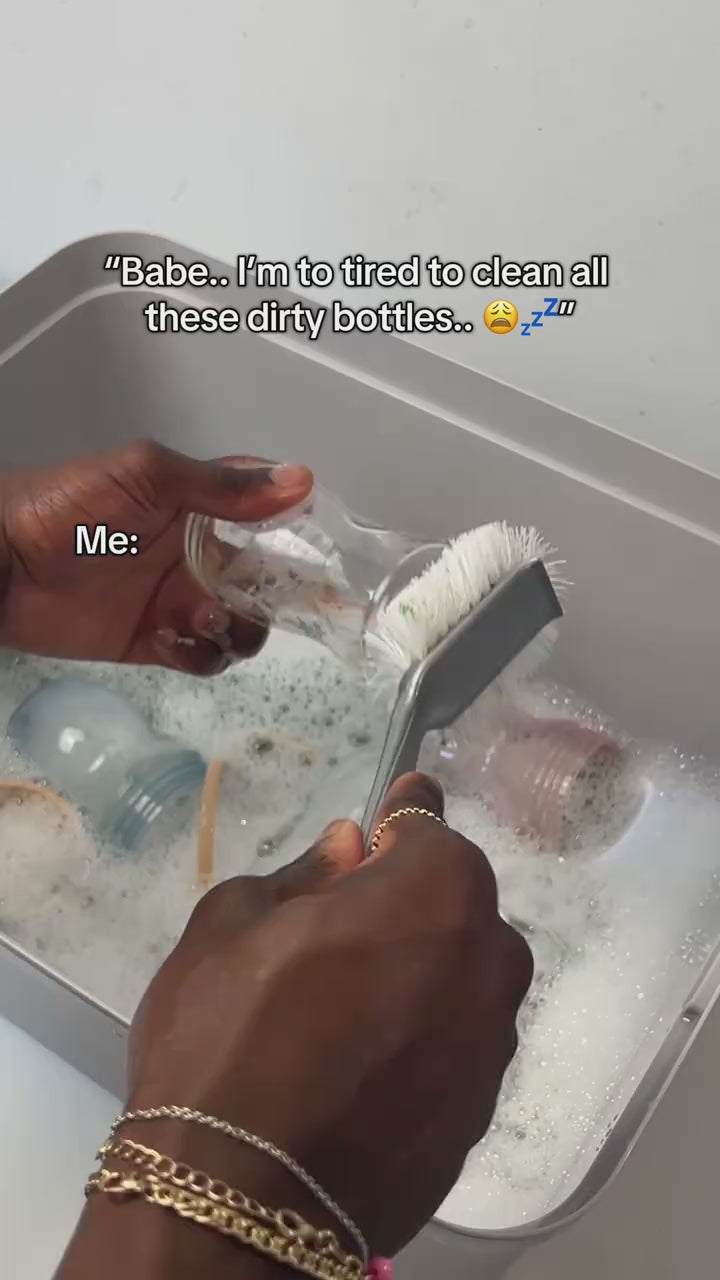 Electric Silicone Bottle Brush Cleaner Set