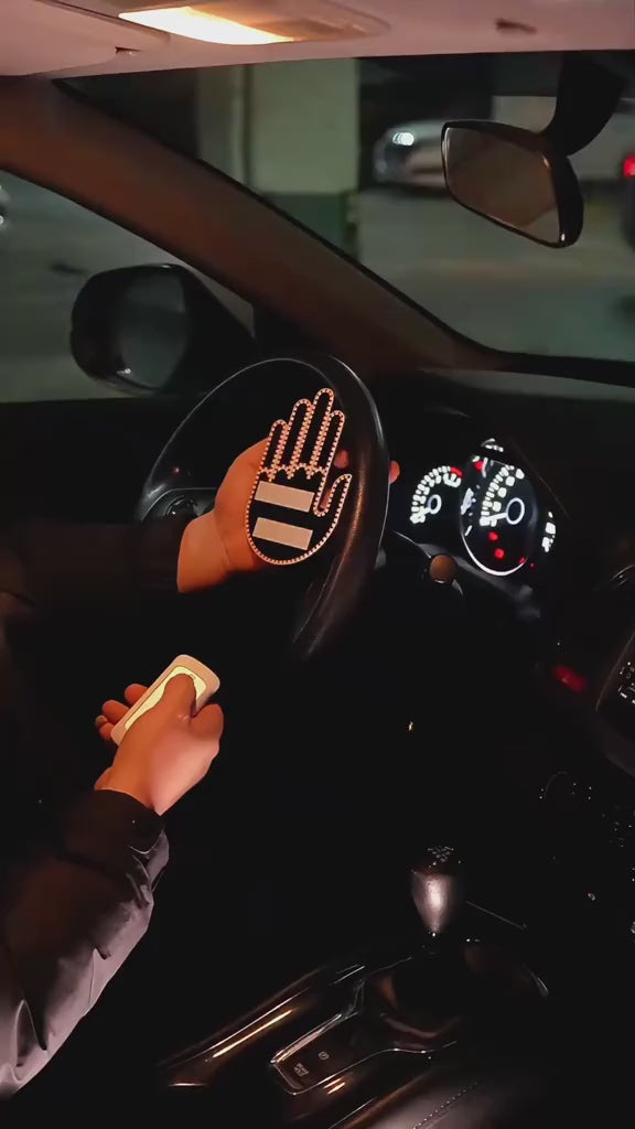 Funny LED Car Finger Gesture Light