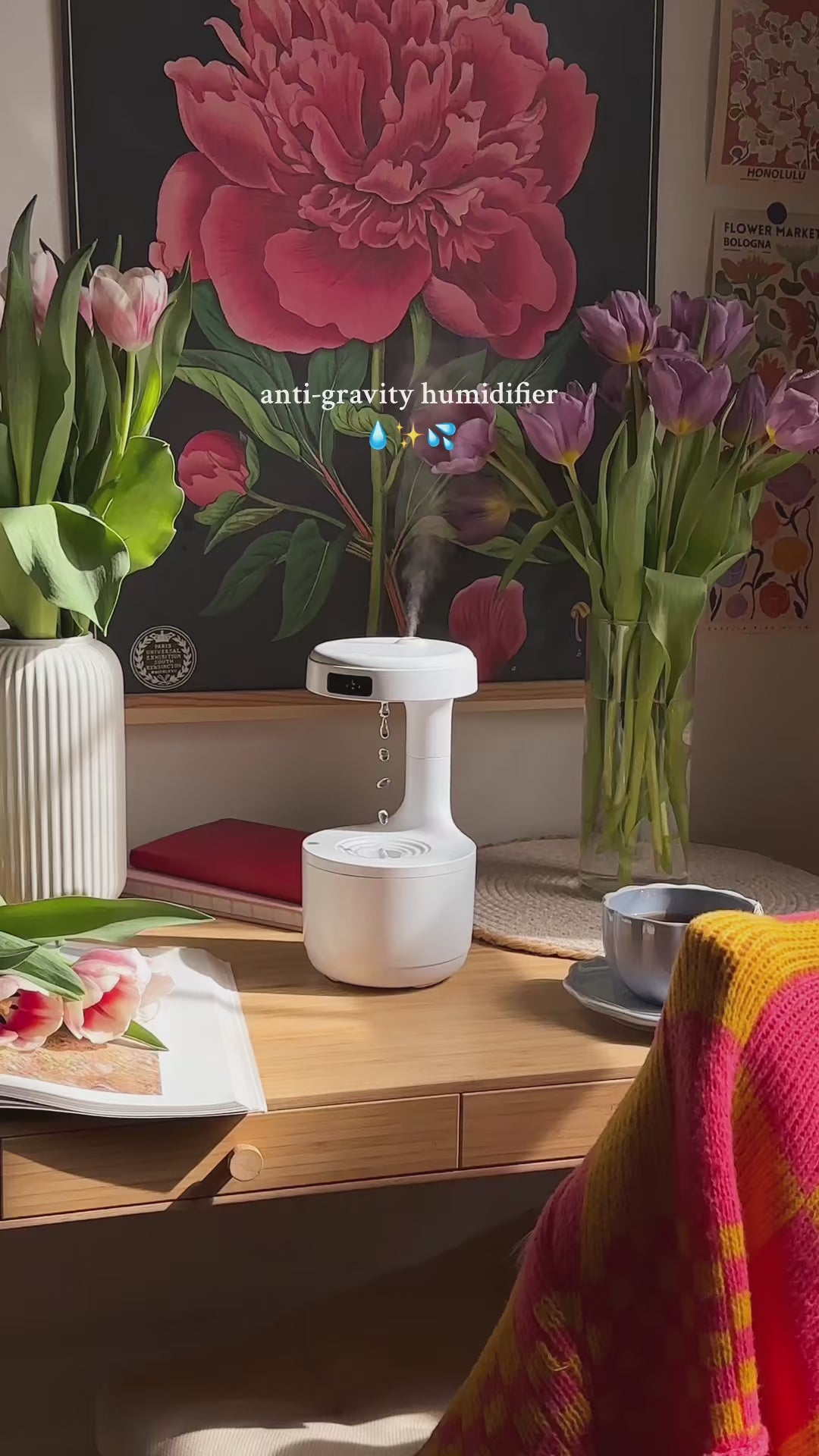 Anti-Gravity Humidifier – Floating Mist Technology for Deep Relaxation