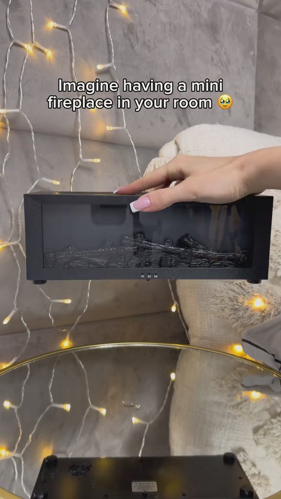 Flame Aroma Diffuser & Humidifier with 7-Color LED Mood Light