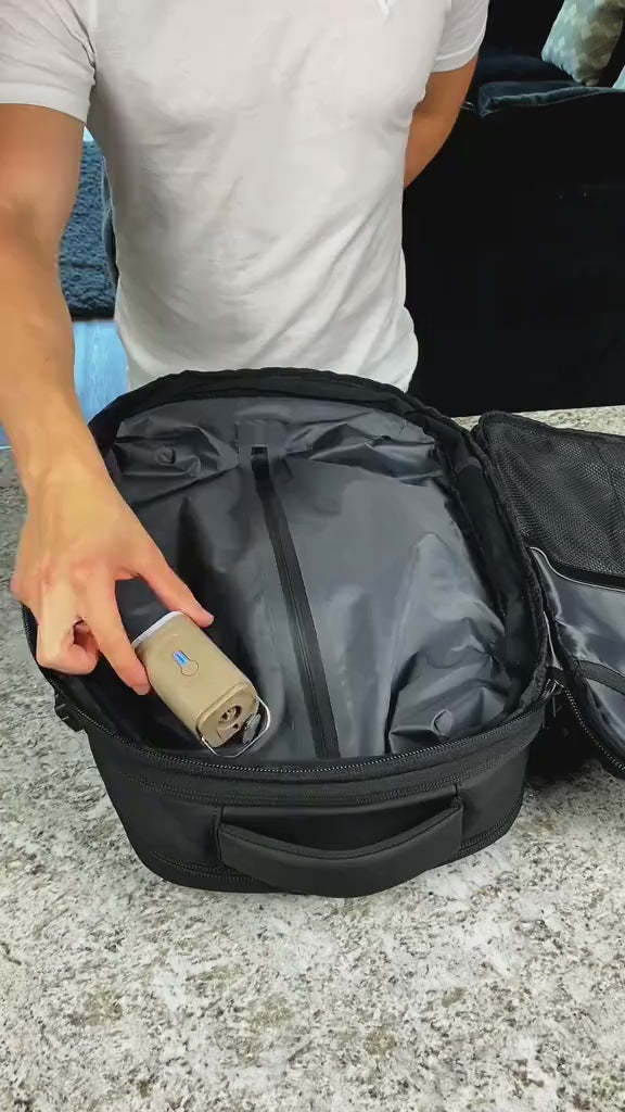 Vacuum Compression Travel Backpack with Air Pump