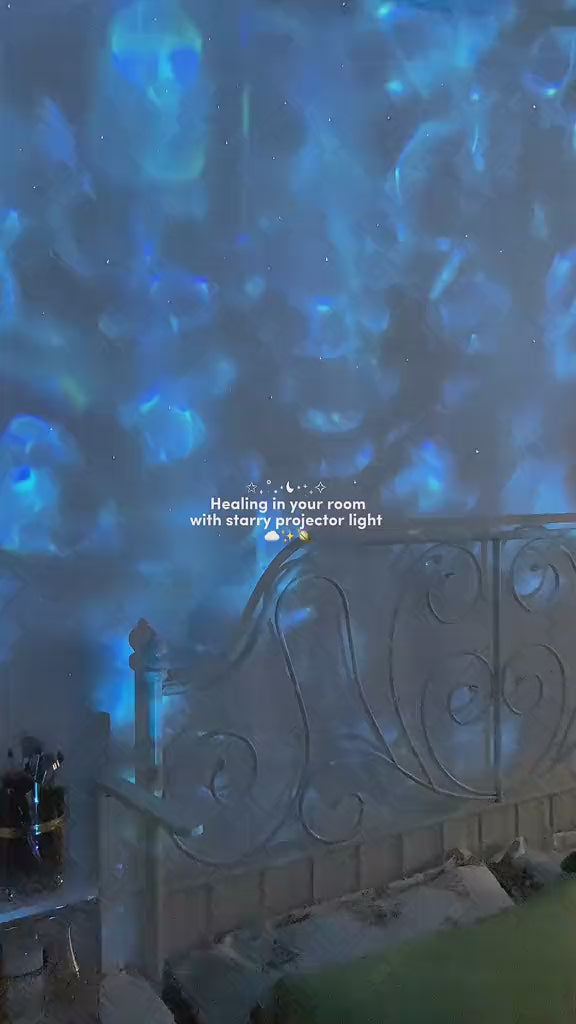 Starry Galaxy Projector Night Light with Bluetooth Music