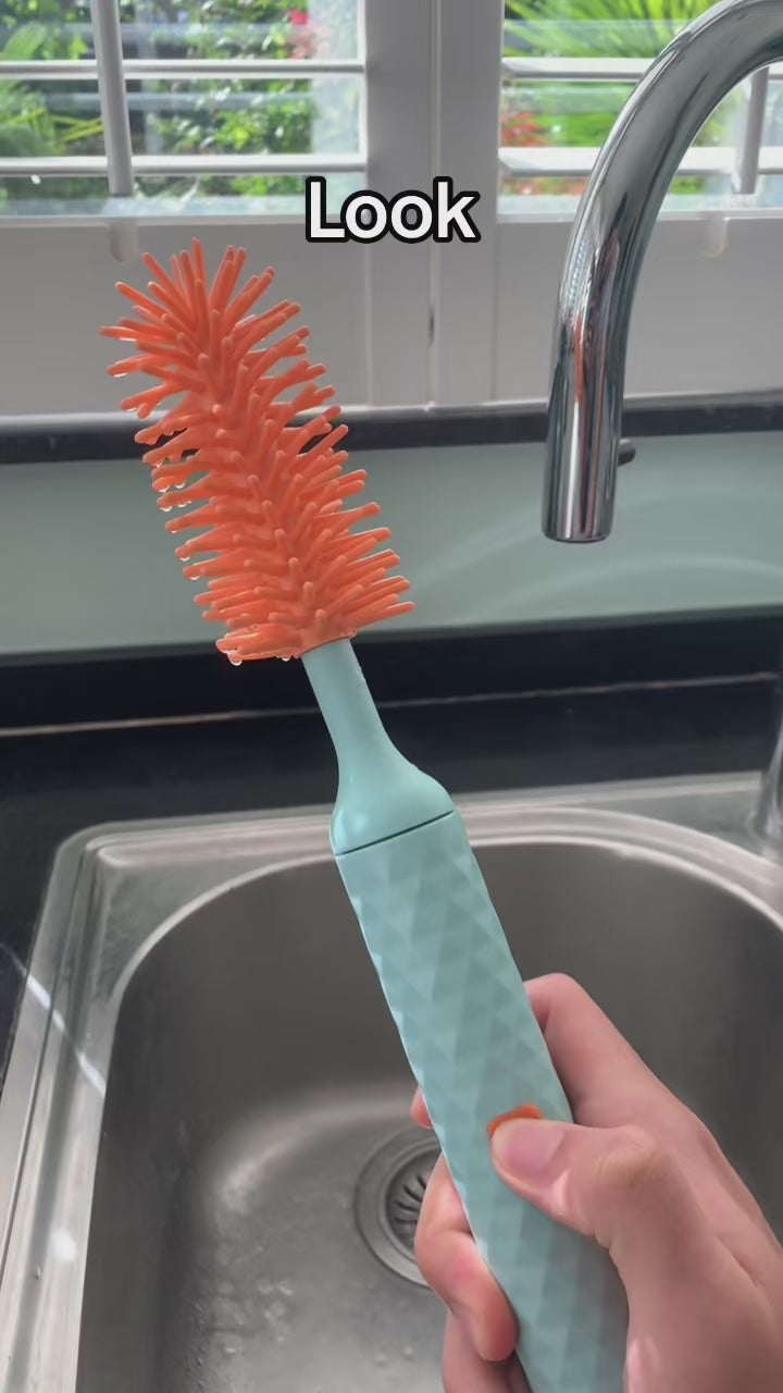 Electric Silicone Bottle Brush Cleaner Set