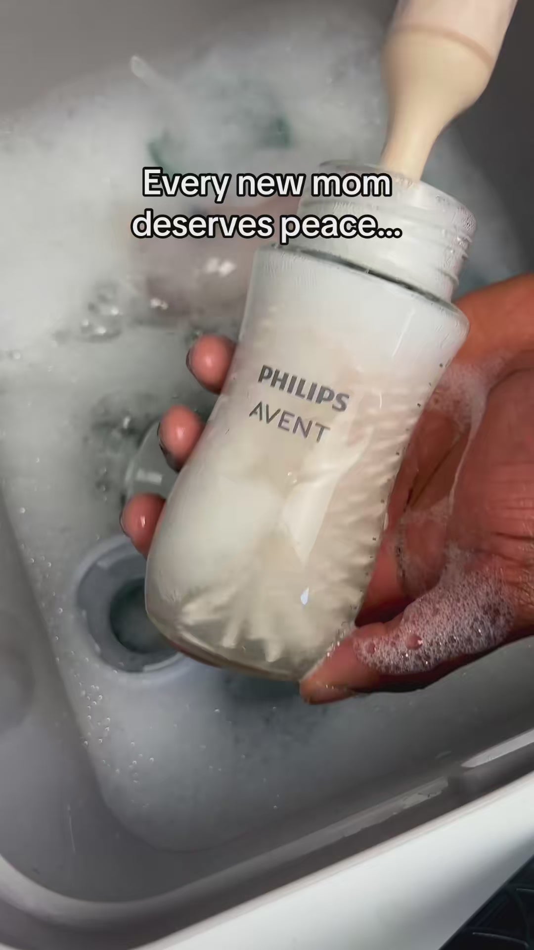 Electric Silicone Bottle Brush Cleaner Set