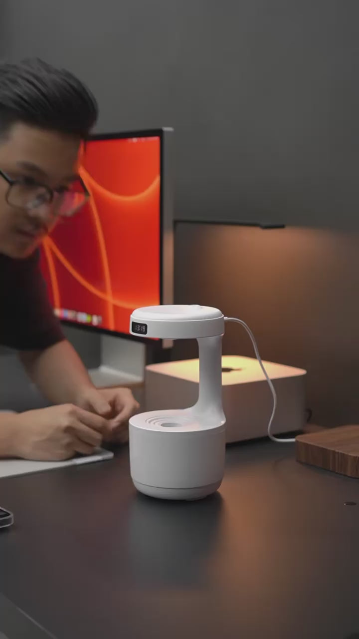 Anti-Gravity Humidifier – Floating Mist Technology for Deep Relaxation