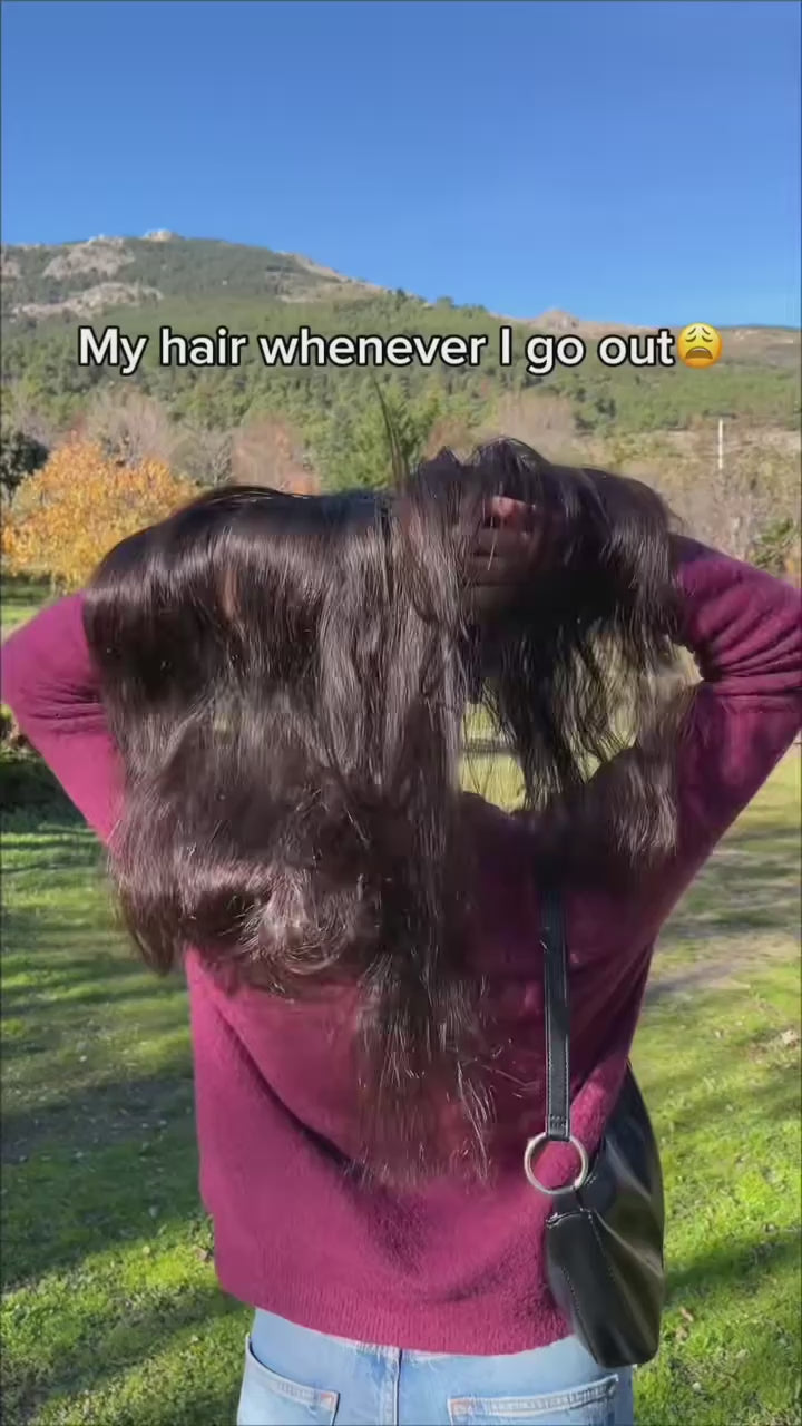 Mini Wireless Hair Straightening Comb – Portable & Hair-Safe