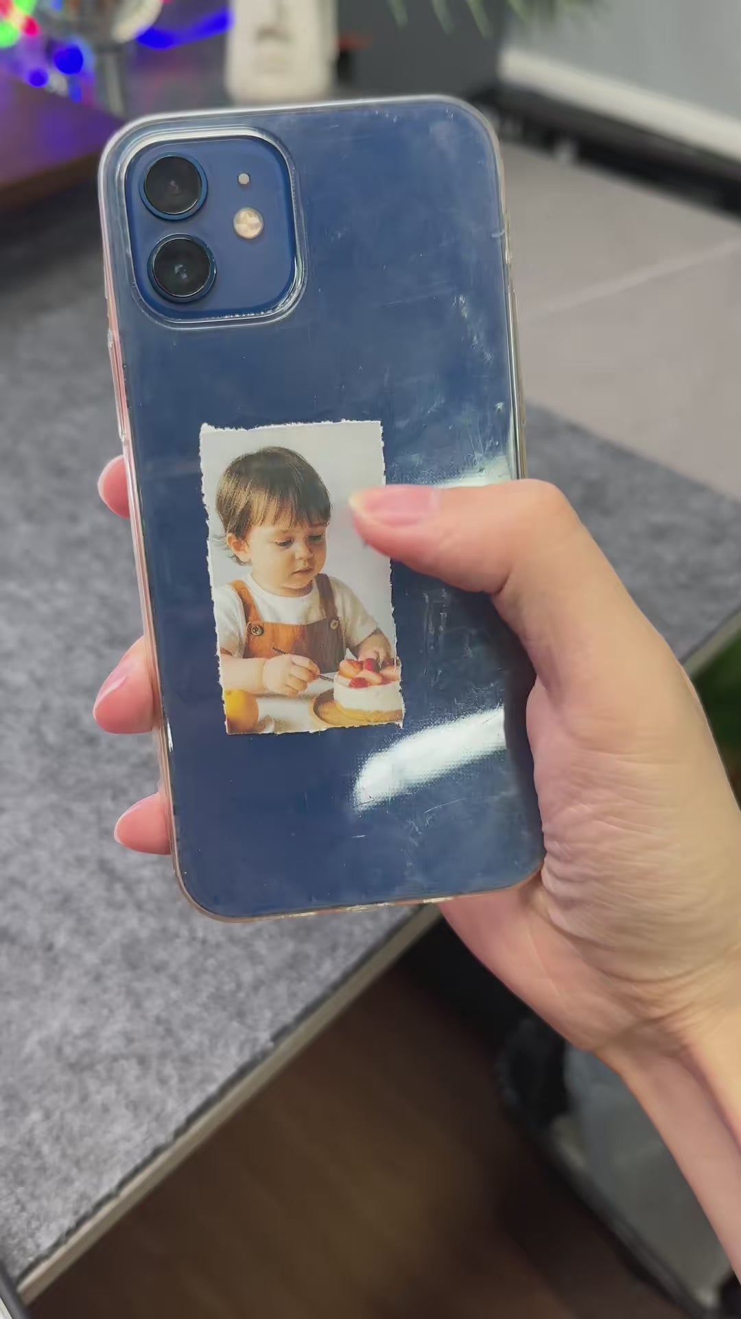 E-Ink NFC Smart Phone Case Battery-Free