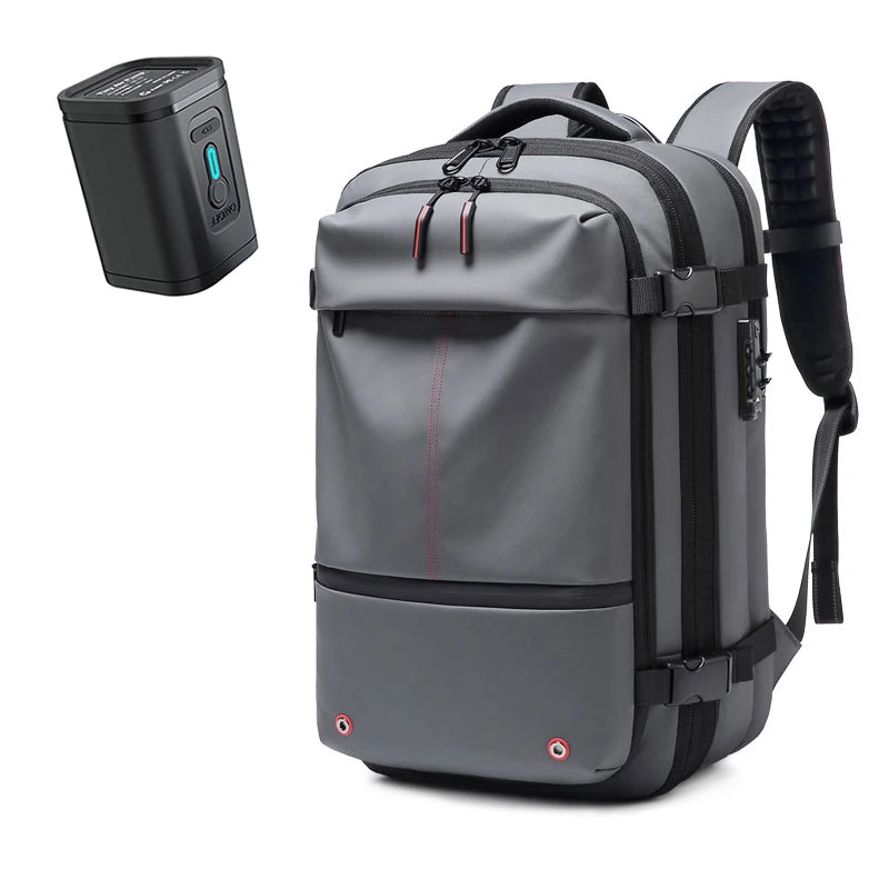 Vacuum Compression Travel Backpack with Air Pump