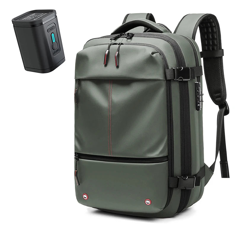 Vacuum Compression Travel Backpack with Air Pump