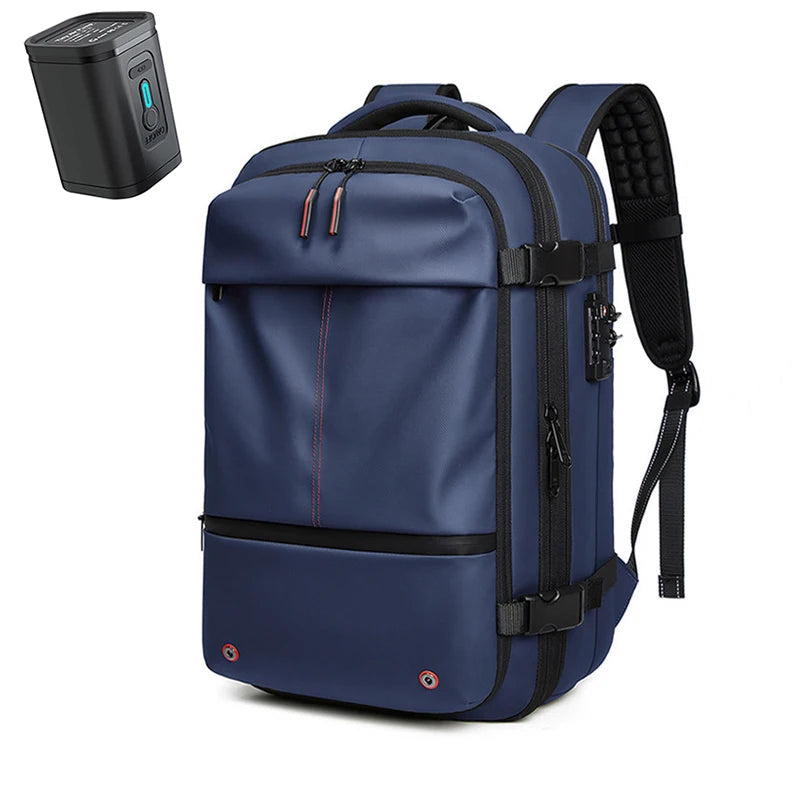 Vacuum Compression Travel Backpack with Air Pump
